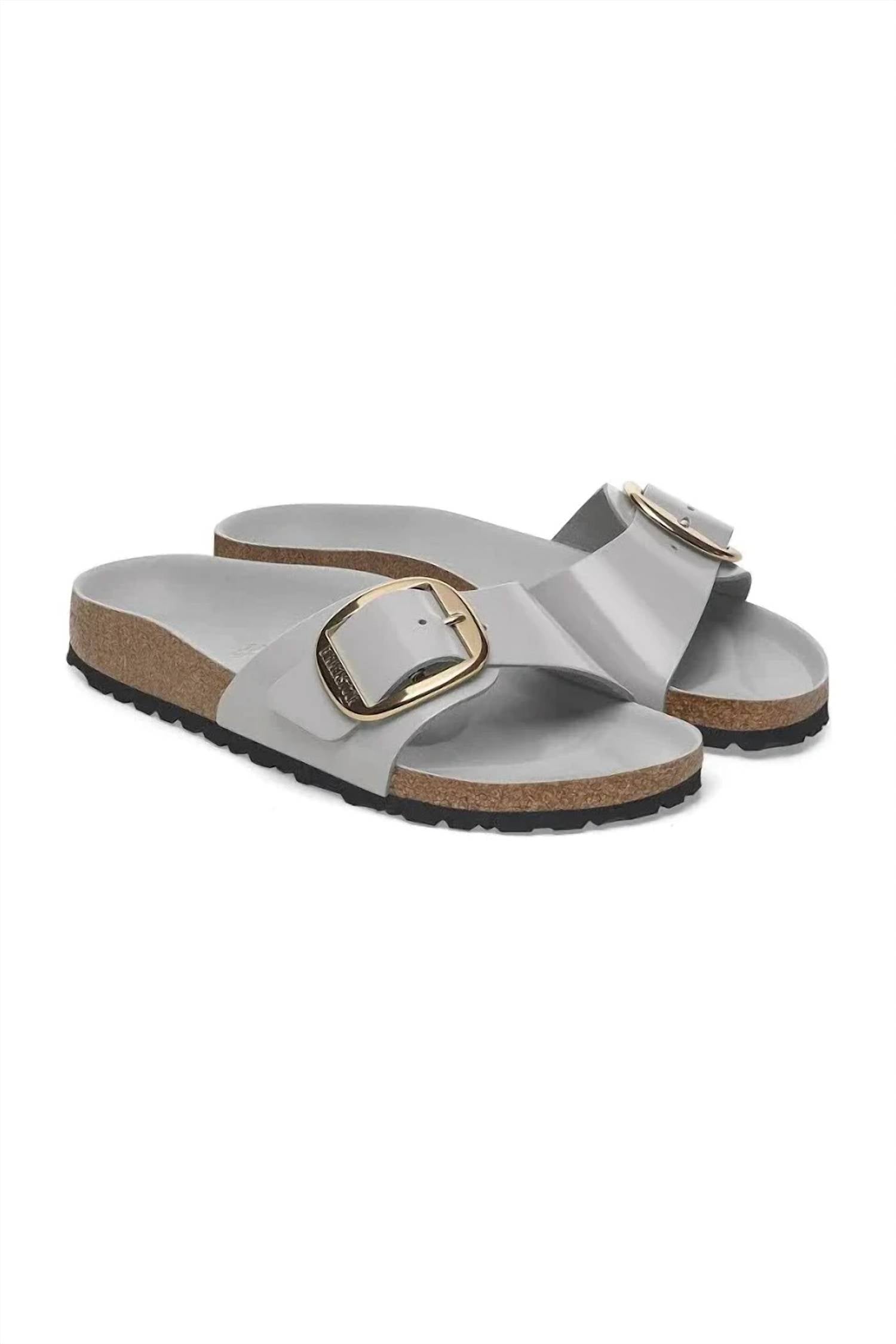 Women's Madrid Big Buckle Sandal In Stone Coin