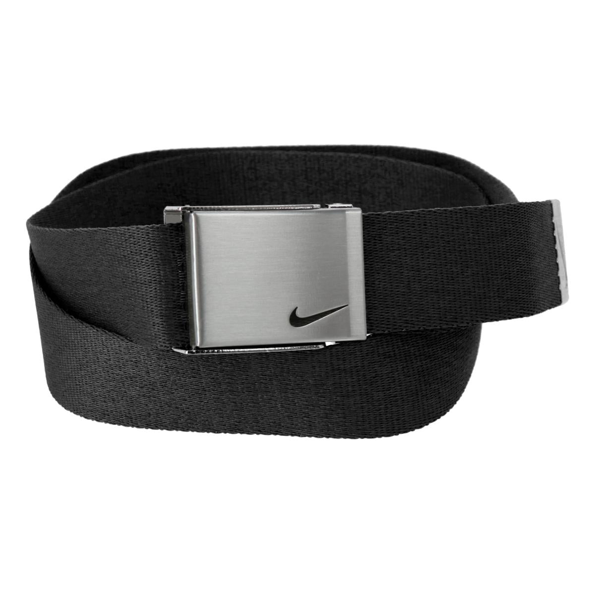 Men's 3-in-1 Web Belt Pack with Silver Buckle