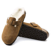 Unisex Boston Shearling Sandal In Mink