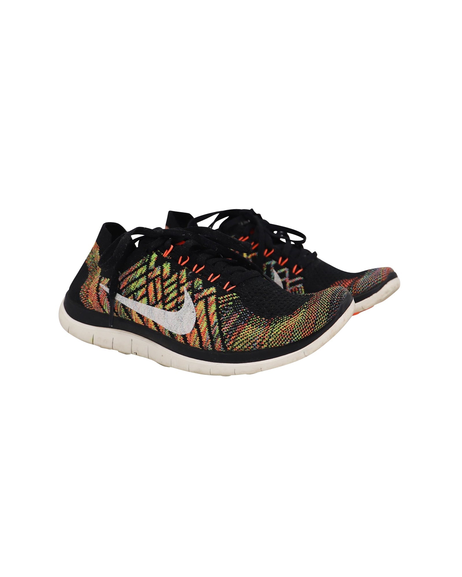 Nike Free 4.0 Flyknit Sneakers in Multicolor Polyester