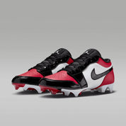 Nike Air Jordan 1 Low FJ6245-601 Men's Red Molded Football Cleats MEW1690