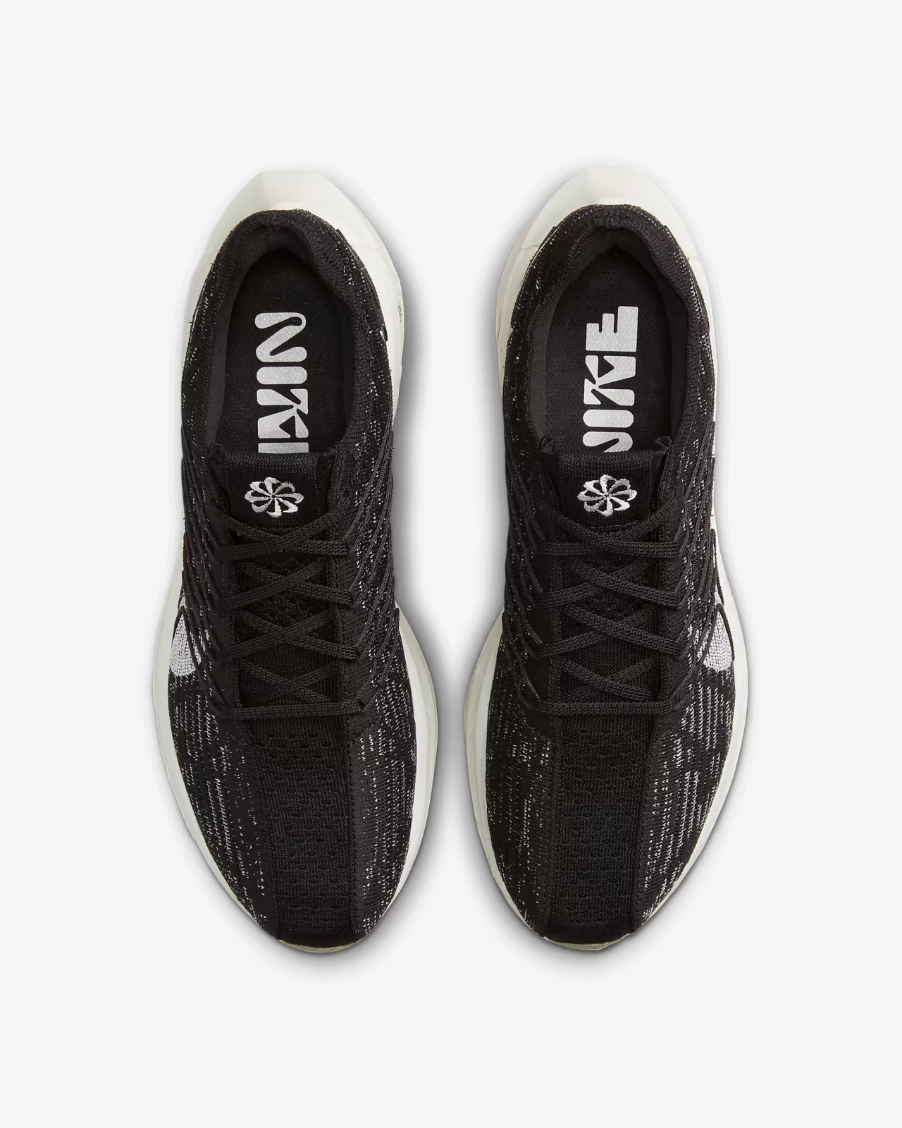 Men's Nike Pegasus Turbo DM3413-001 Sneaker Black Lace-Up Road Running Shoes