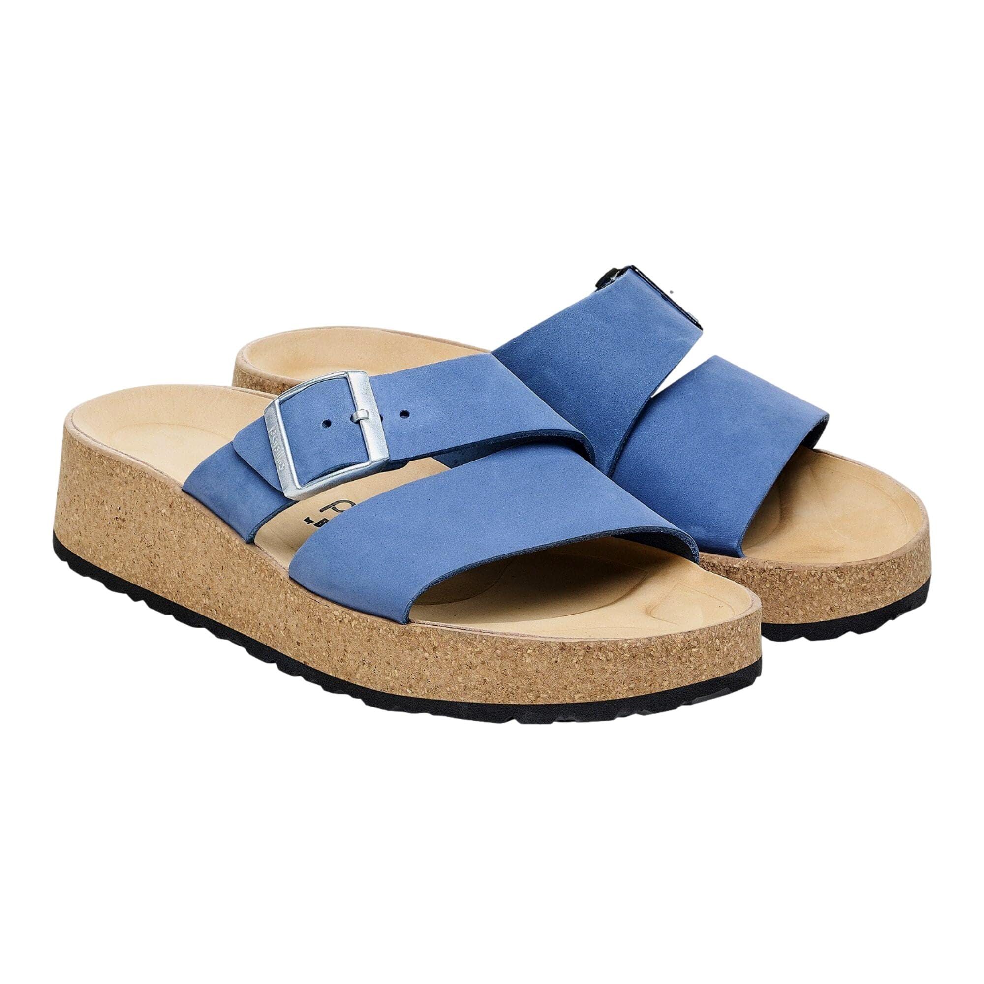 Women's Birkenstock Almina Platform Sandal Elemental Blue 1026931