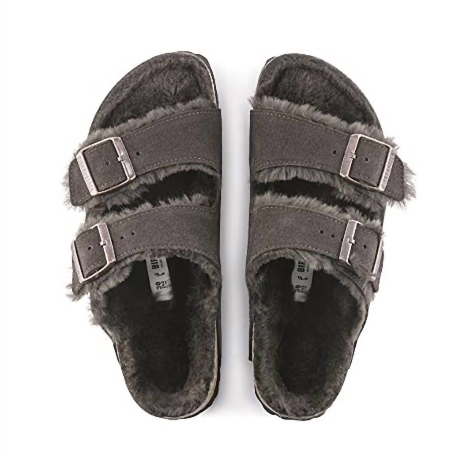 Women's Arizona Shearling Sandals In Mocha