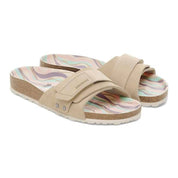 Unisex Oita Nubuck Suede Leather Sandals In Sandcastle