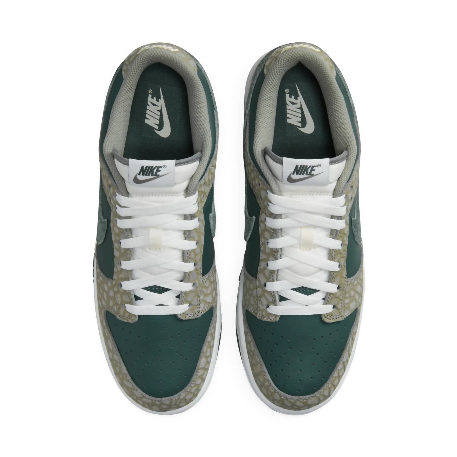 Men's Dunk Low Retro Premium Sneakers In Dark Stucco/vintage Green