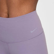 Nike Zenvy Biker Shorts Womens Purple Dri-FIT High Waisted Activewear DSGL603
