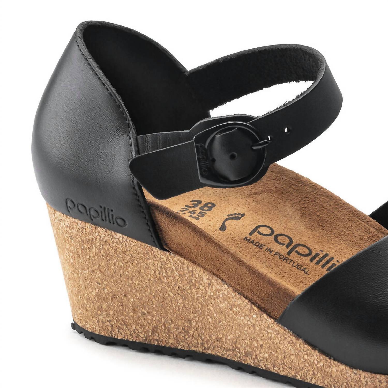 Women's Mary Ring Buckle Sandal In Black