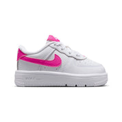 Toddler Nike Force 1 Low 'White Laser Fuchsia' Baby/ Shoes