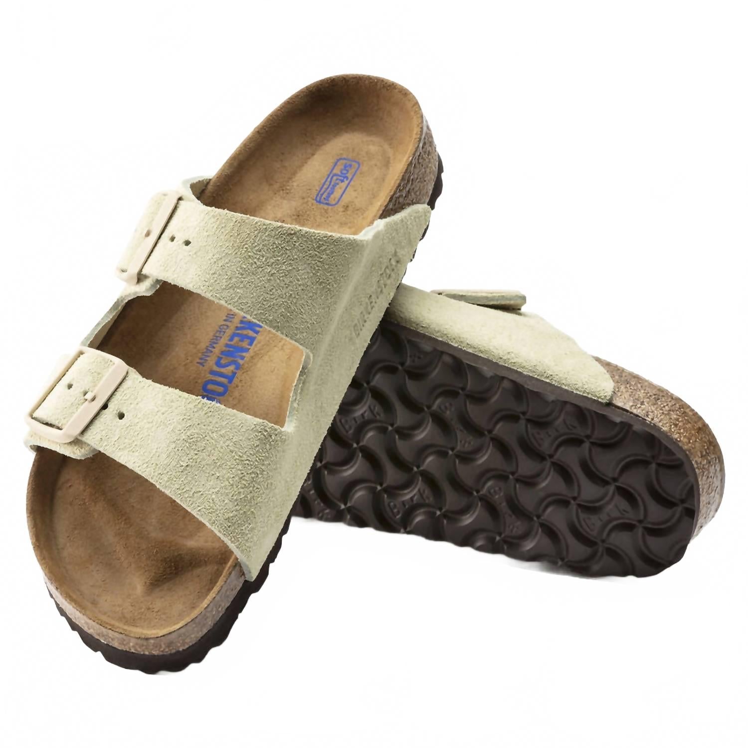 Women's Arizona Soft Footbed Sandals In Almond