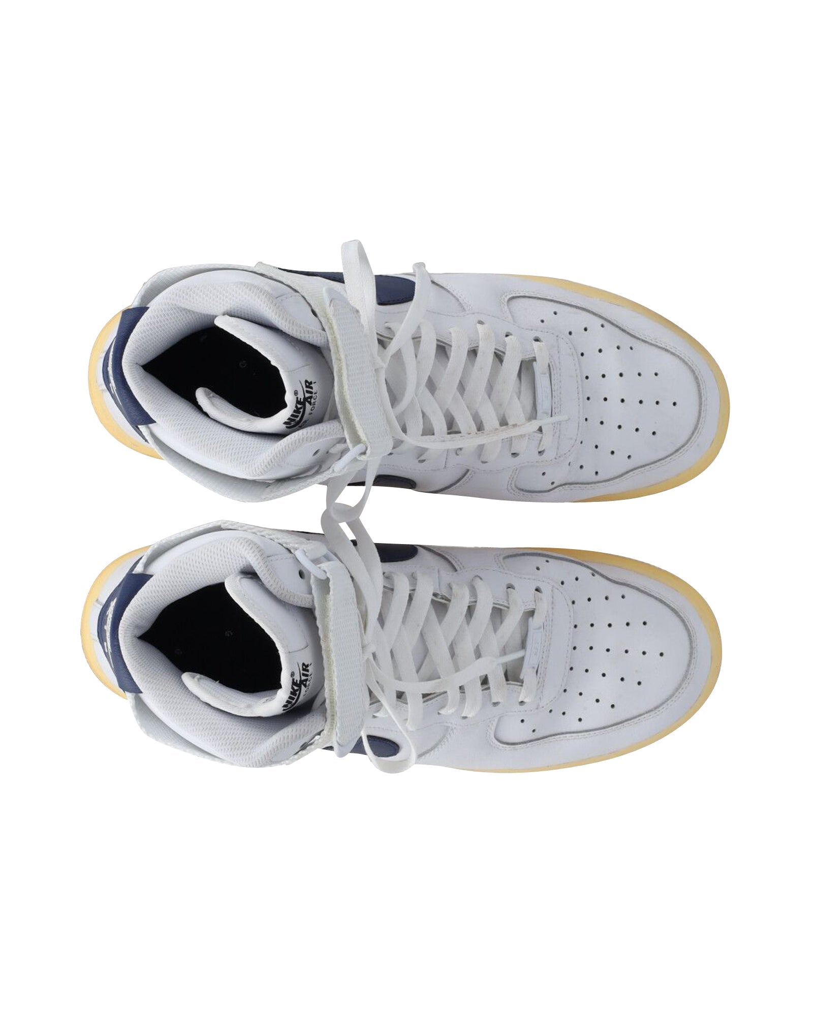 Nike Air Force 1 High By You in White Leather - 44