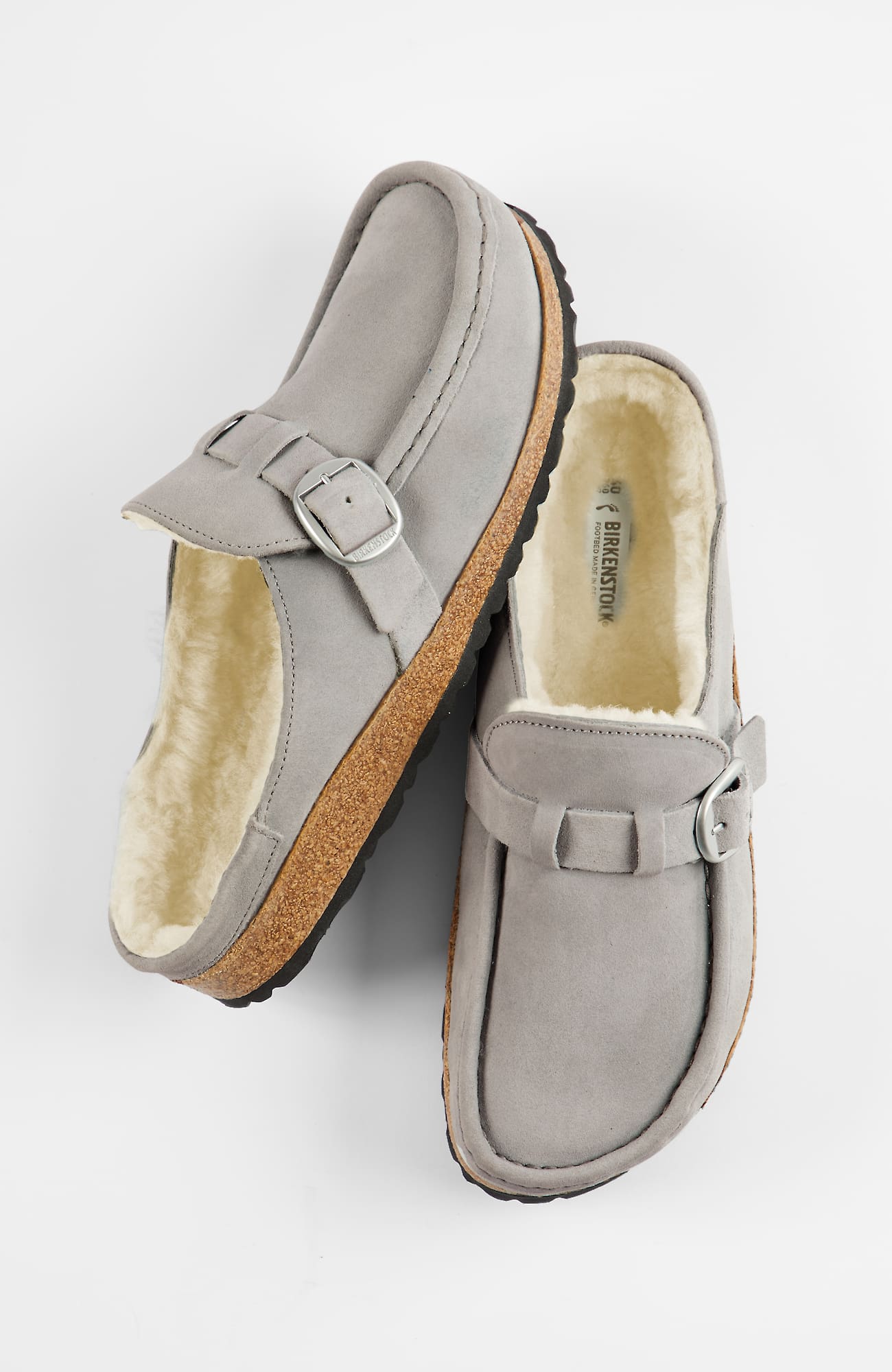 Women's Birkenstock Buckley Shearling Clogs Shoes