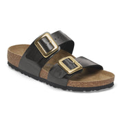 Women's Sydney Cushion Buckle Sandal In Licorice