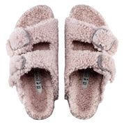 Birkenstock Arizona Big Buckle Platform ShearIing Teddy Crystal Rose  1017643 Women's