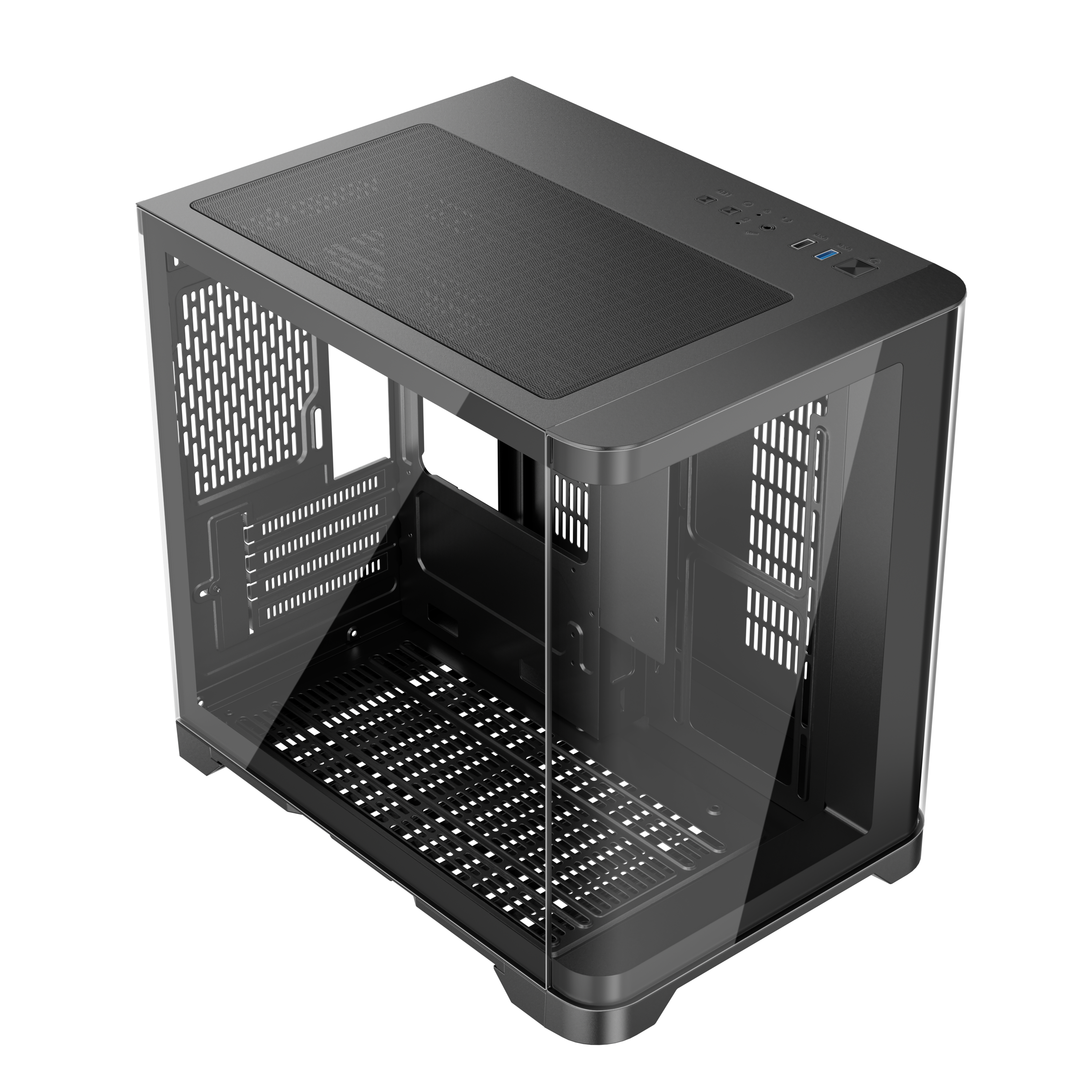 1st Player UV5 M-ATX ITX PC Gaming Case (Black)