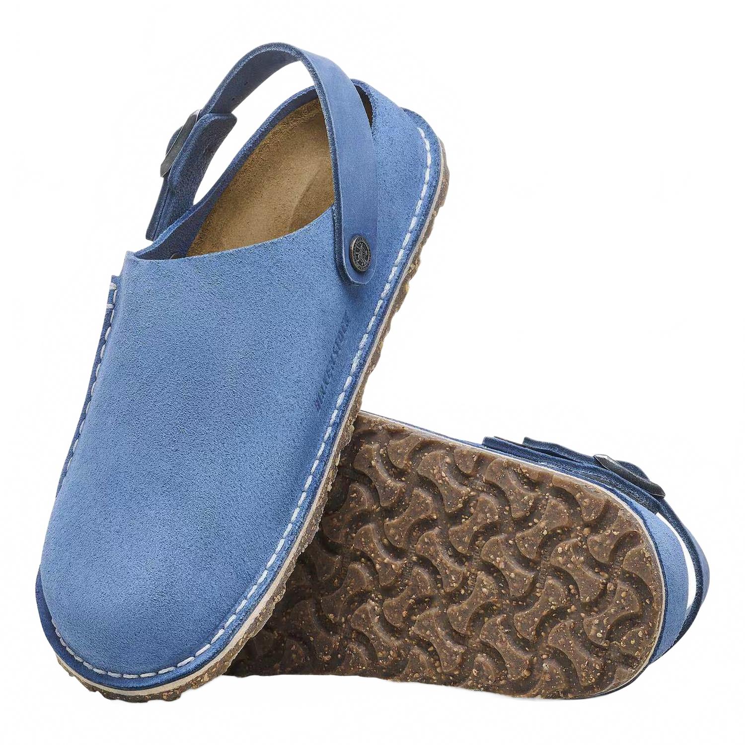 Women's Lutry Premium Suede Clogs In Elemental Blue
