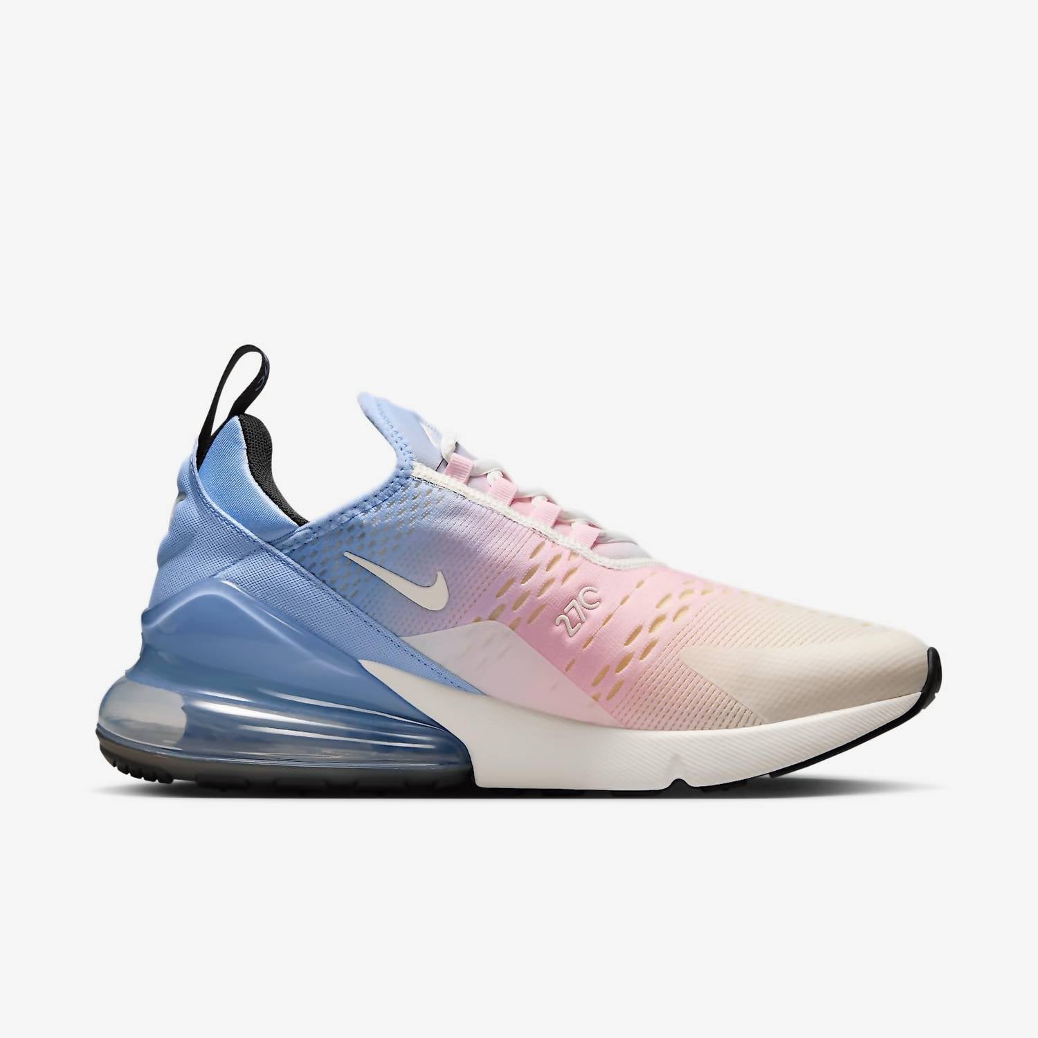 Women's Air Max 270 Shoe In Aluminum/alabaster/pink Foam/sail