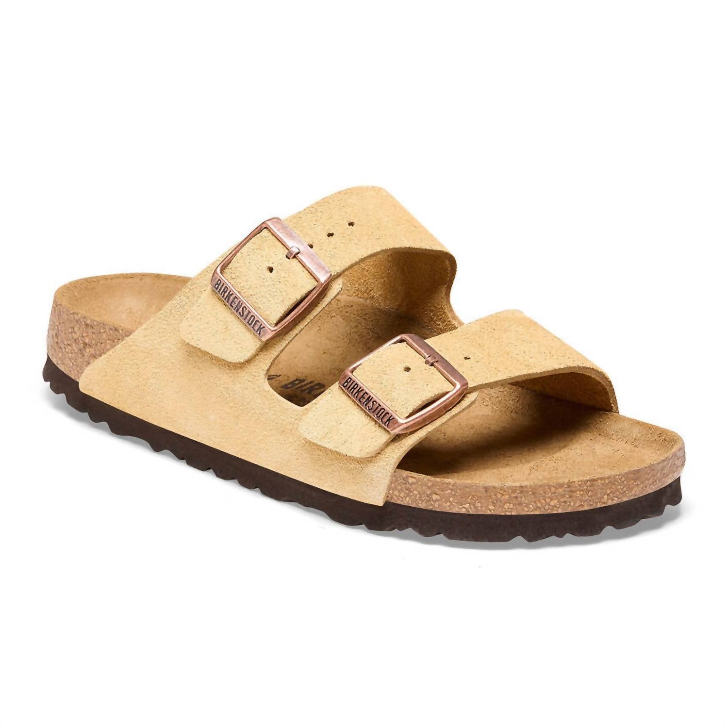 Women's Arizona Suede Sandals In Latte Cream