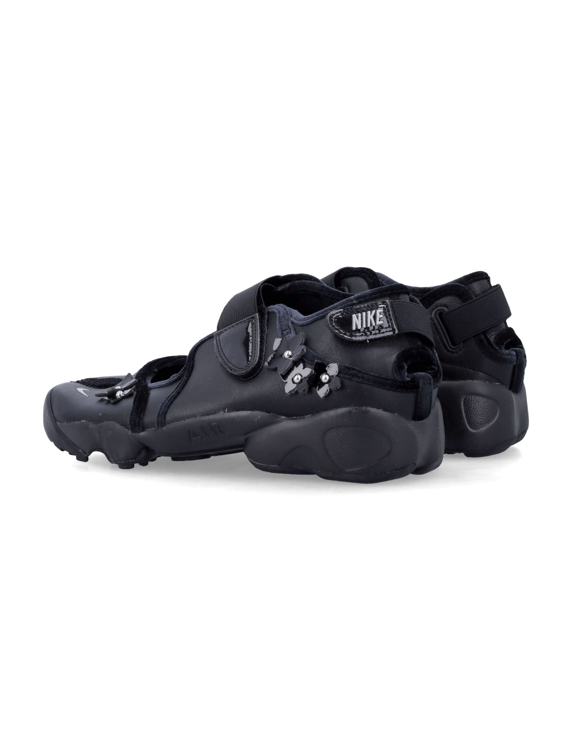 Air Rift Floral Applique Leather Sneakers