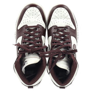 Nike Dunk High Burgundy Crush Sneakers in Burgundy Leather