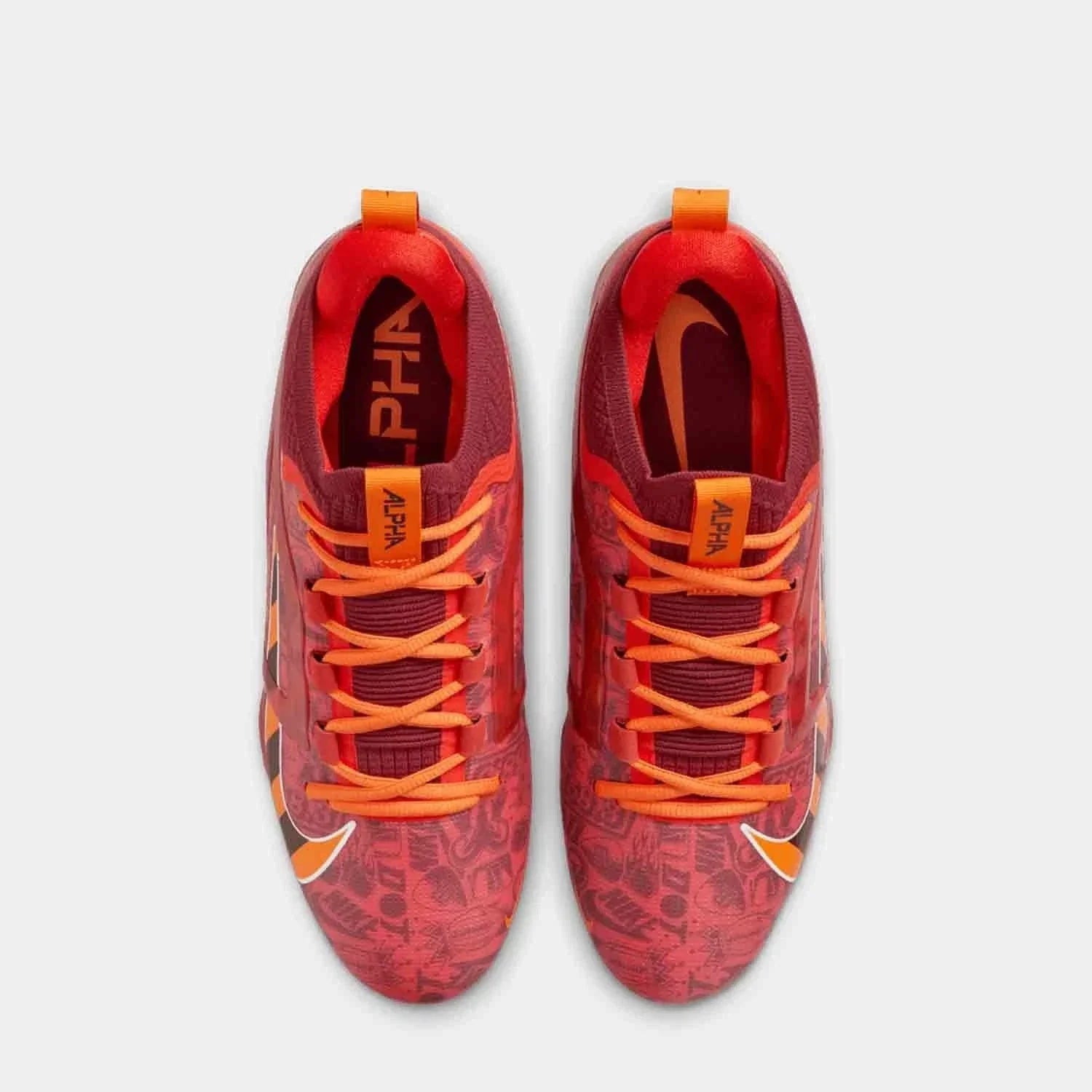Nike Alpha MenaceElite NRG FQ4046-600 Men's Red Football Cleats RHS8960