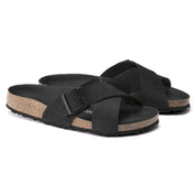 Women's Siena Sandal In Black Nubuck