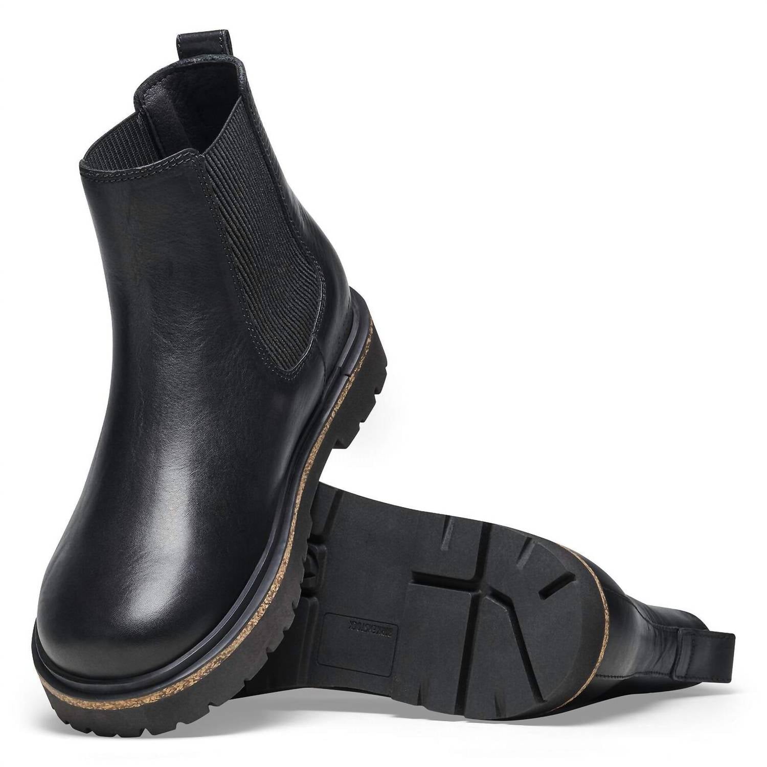 Women's Highwood Slip On Leather Boot In Black