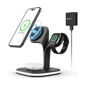 5-in-1 Wireless Fast Multi Device Charging Station with Night Light