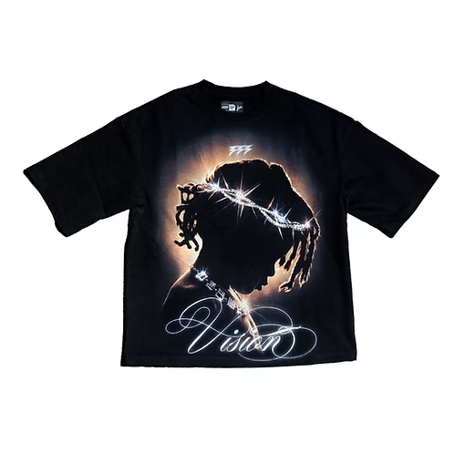 Men's 333 Blessed Kid Black/Gold T-Shirt 333-blessedkid