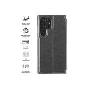 3sixT SlimFolio Phone Case for Samsung Galaxy S23 Ultra - Black