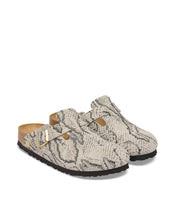 Oyster Boston Snake Suede Loafers