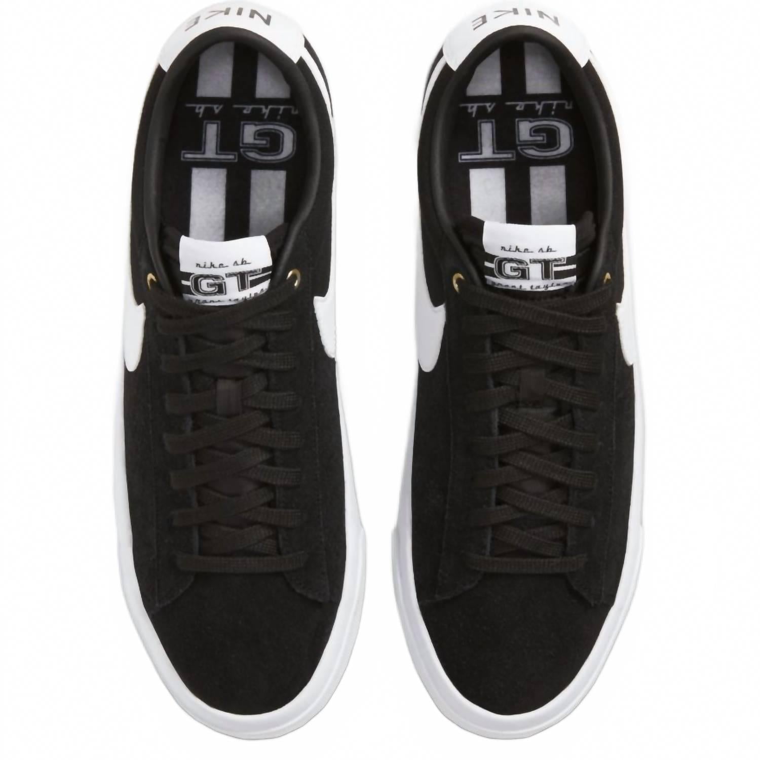 Men's Sb Blazer Low Pro Gt Skate Shoes In Black/white
