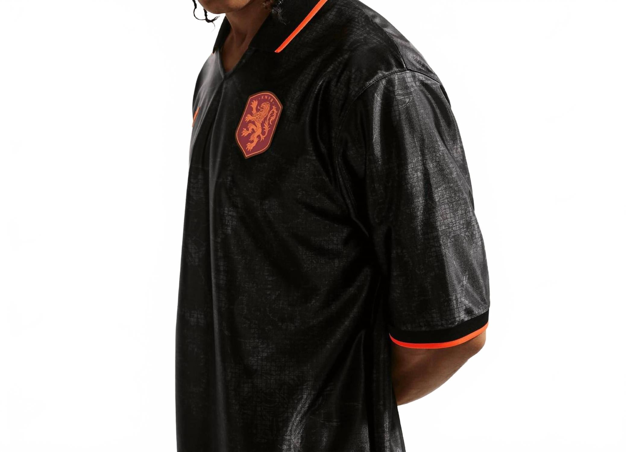 Netherlands Energy Soccer Jersey In Black