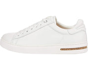 Women's Birkenstock Bend Sneakers White Leather Lifestyle Shoes VER1005