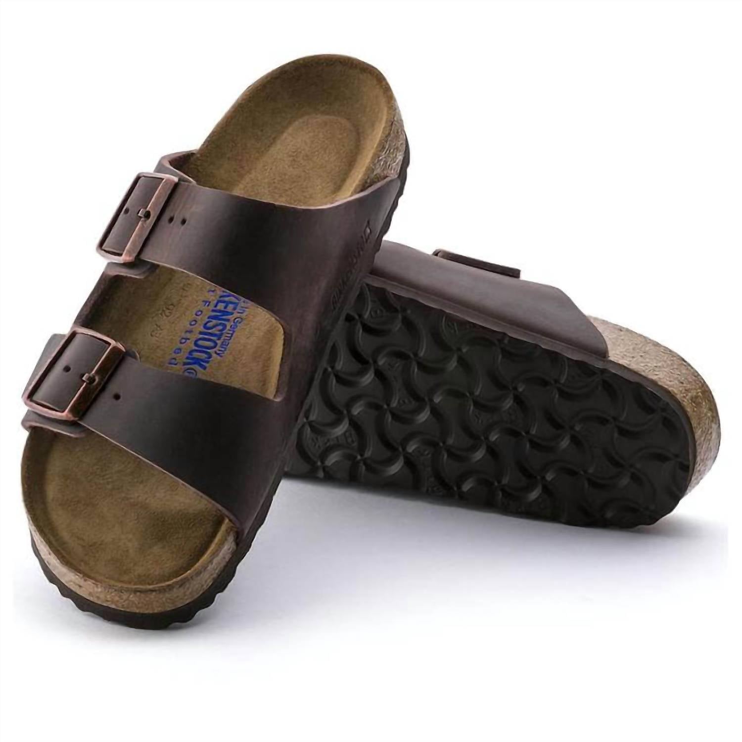 Unisex Arizona Soft Footbed Sandal In Habana
