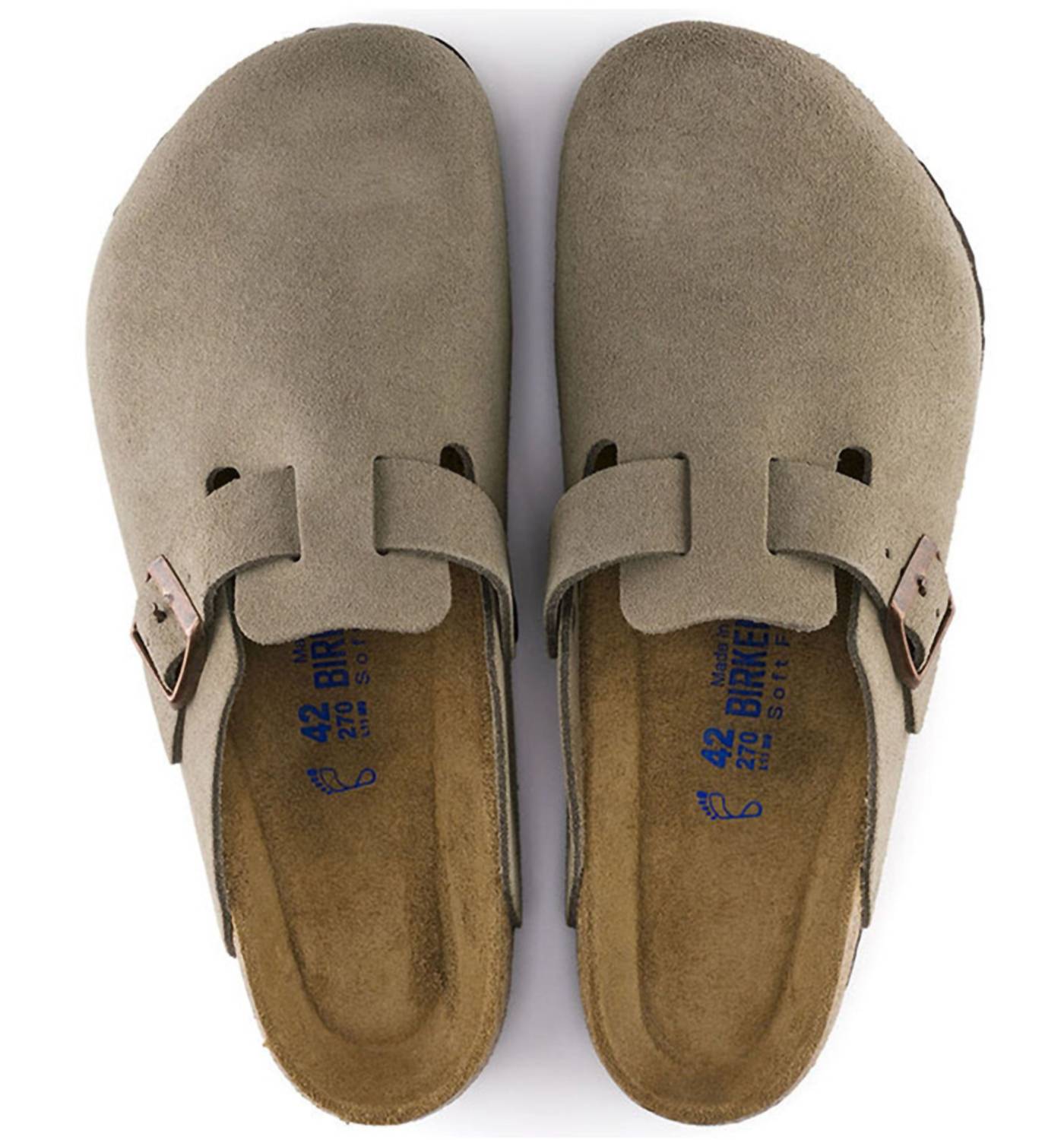 Men's Boston Oiled Leather Soft Footbed Clogs