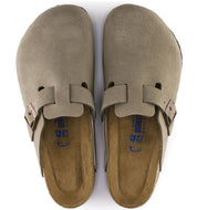 Men's Boston Oiled Leather Soft Footbed Clogs
