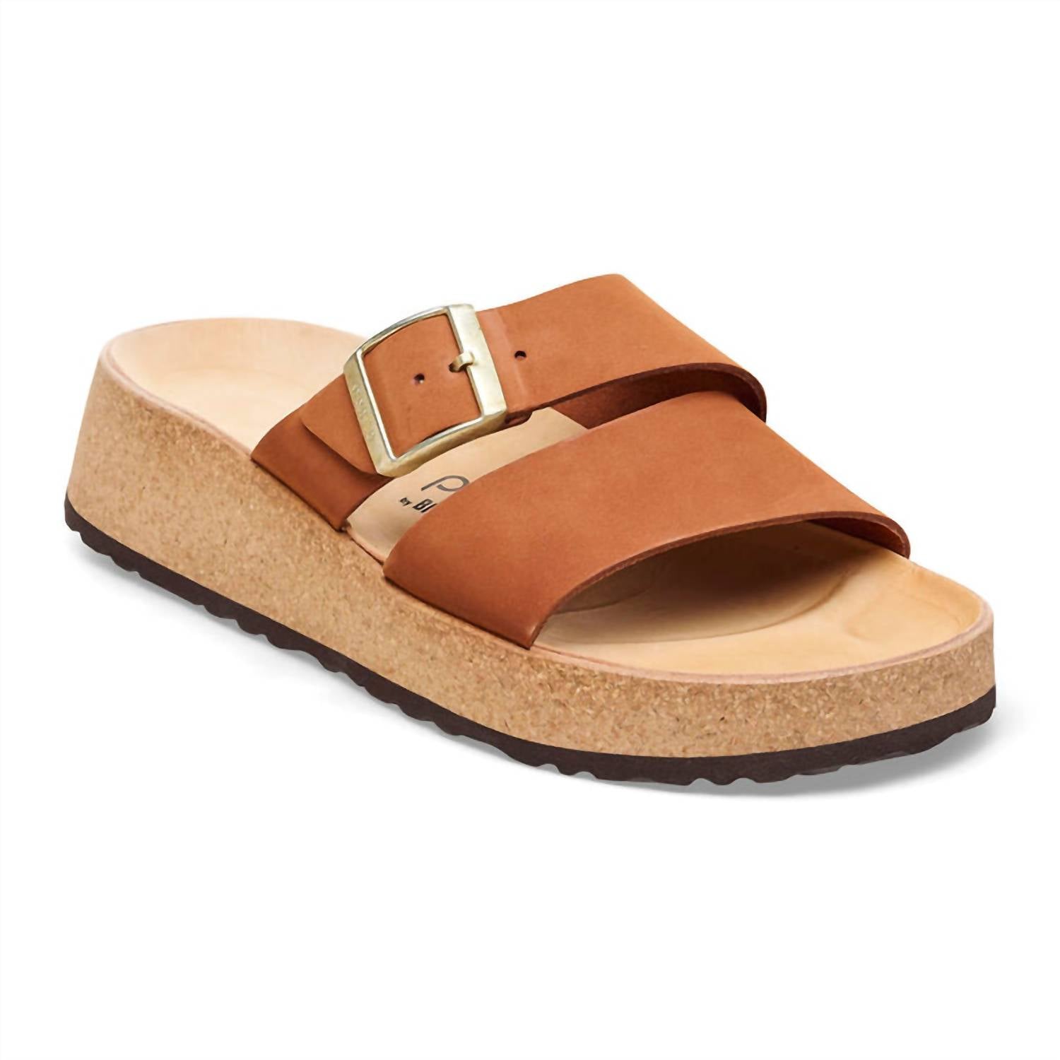 Women Almina Nubuck Wedge In Pecan