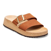 Women Almina Nubuck Wedge In Pecan