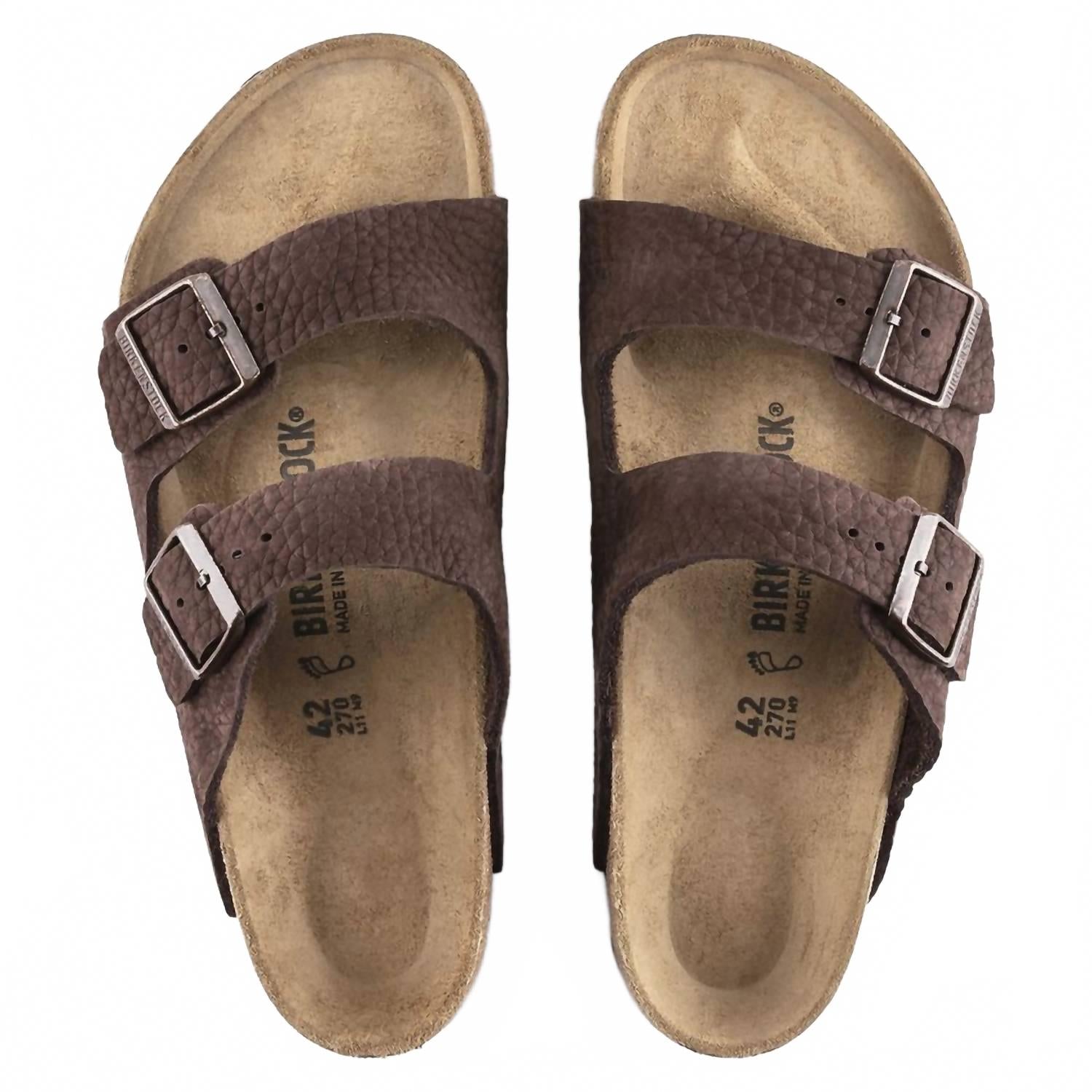 Men's Arizona Nubuk Leather In Desert Buck Roast
