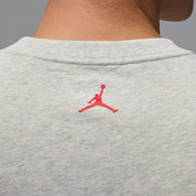 Men's Jordan Flight Essentials Oversized T-Shirt - Grey/Varsity Red
