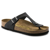 Women's Gizeh Sandal In Black Oiled