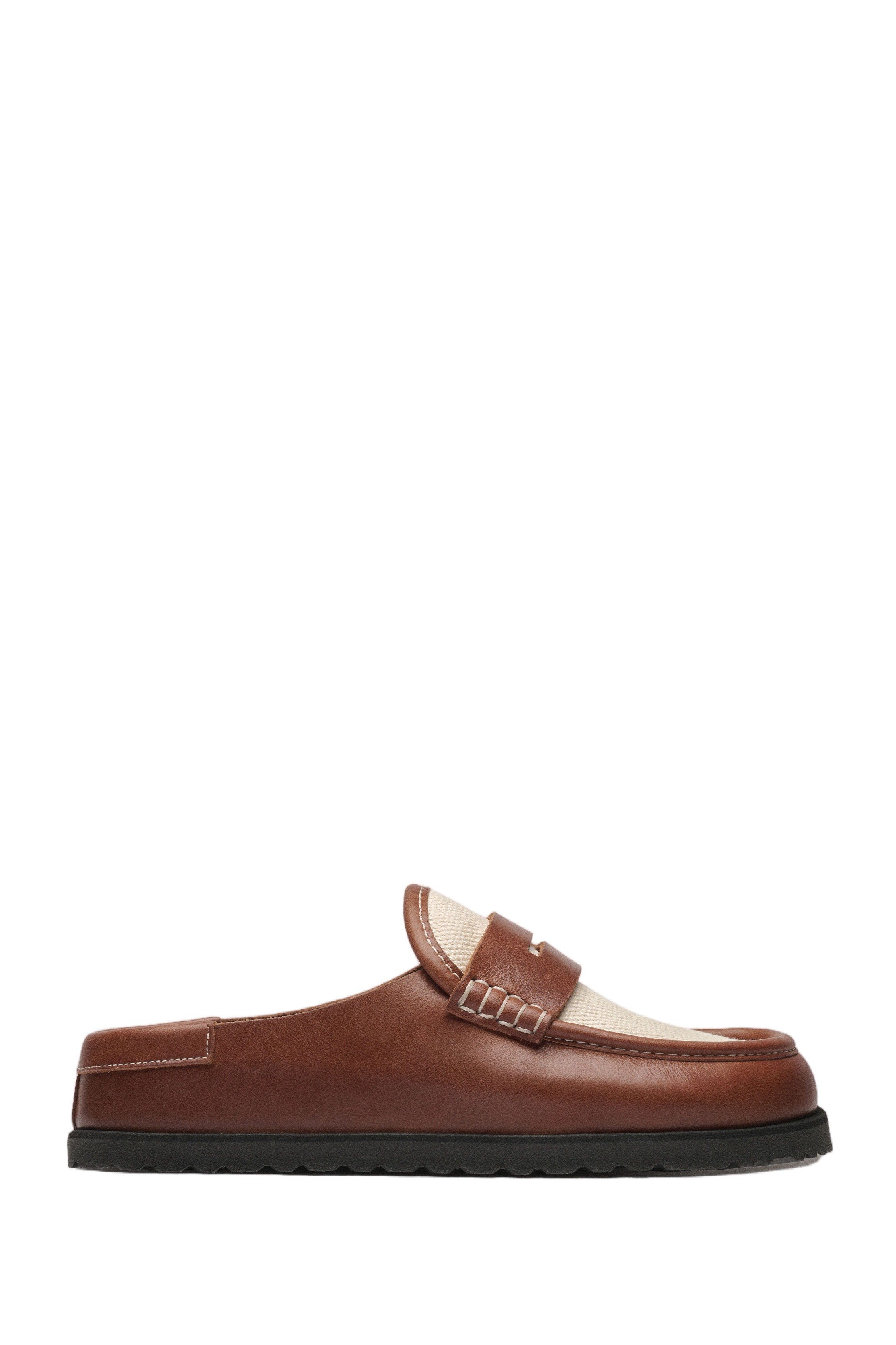 Canvas Naples Wrapped Outsole Loafers