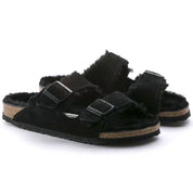 Women's Arizona Shearling Sandals In Black