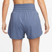Women's Nike One Shorts Diffused Blue Brief-Lined Ultra High-Waisted SRT619
