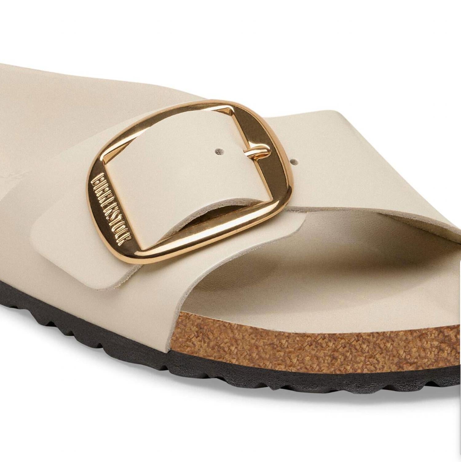 Women's Madrid Big Buckle Sandals In Ecru