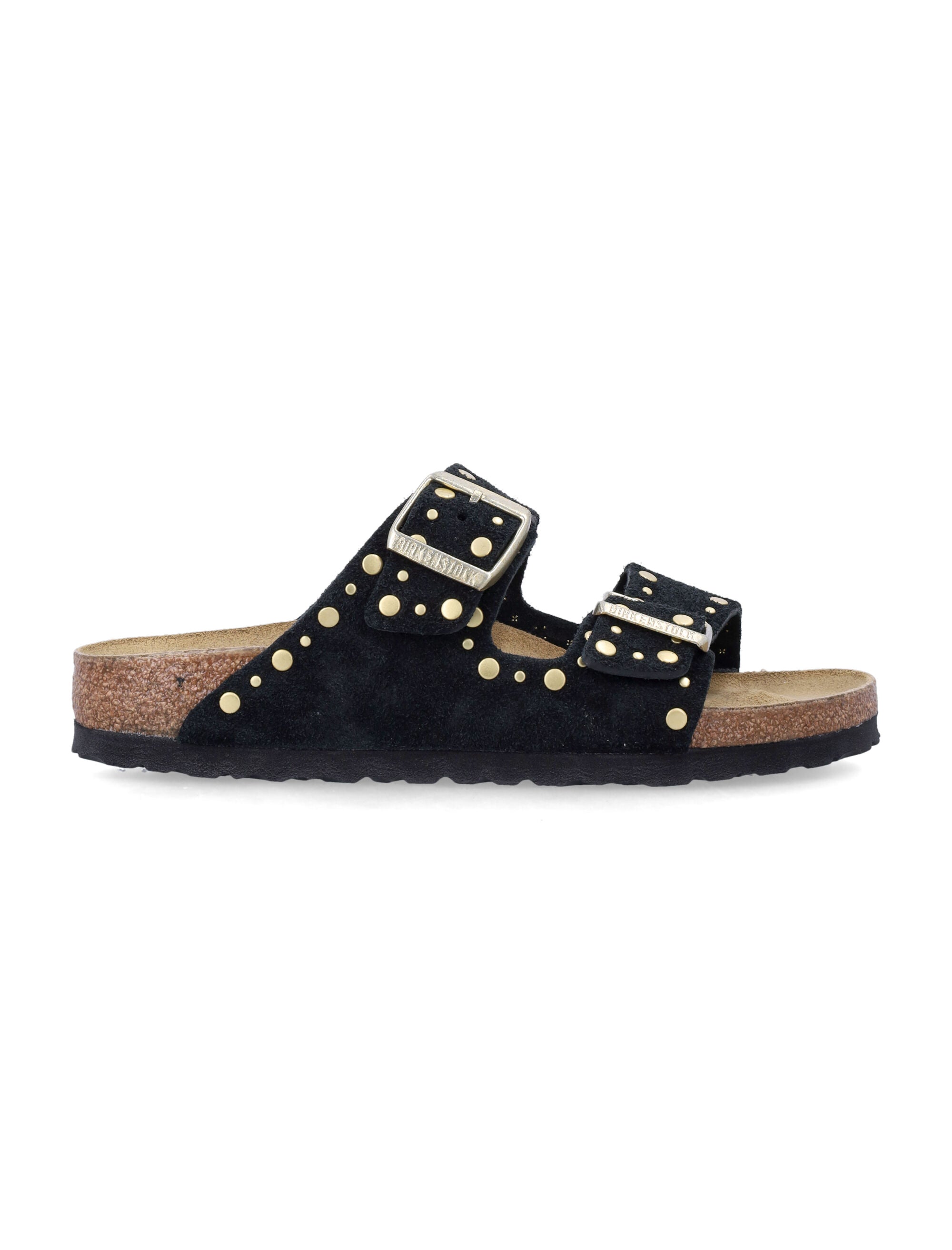 Arizona Rivet Suede Micro Stud Sandals