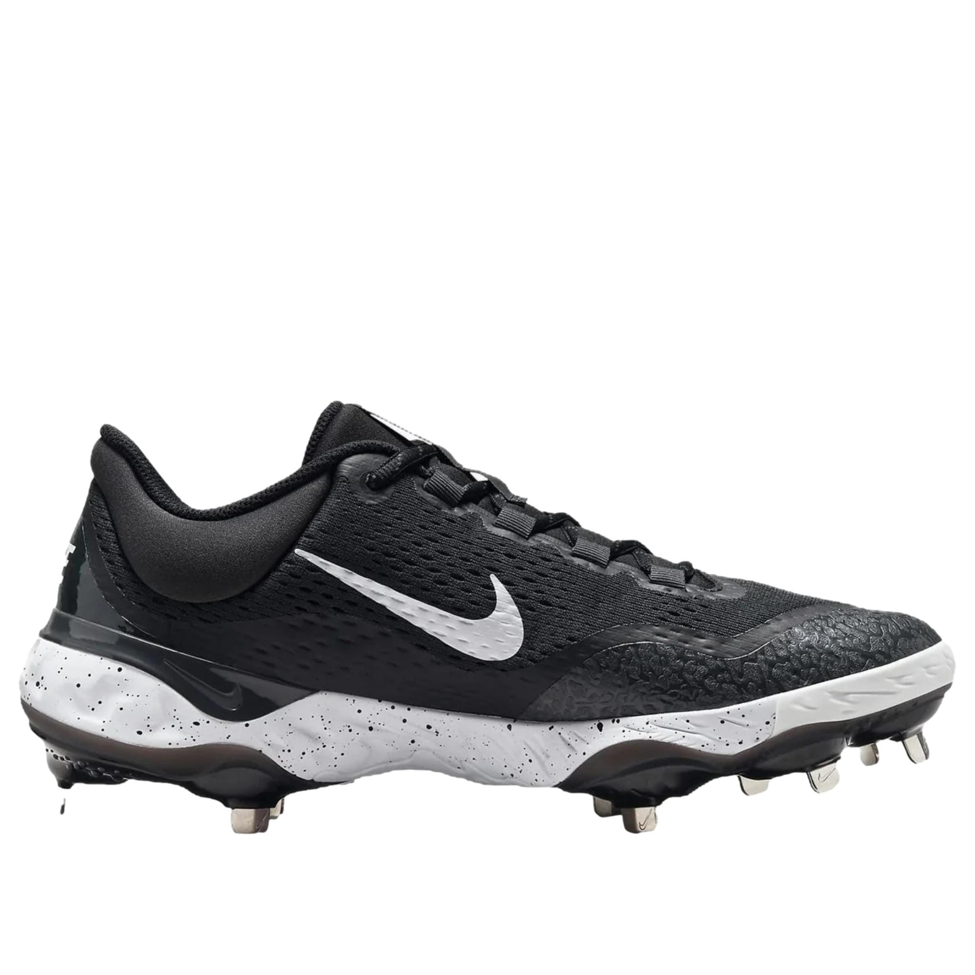 Nike Alpha Huarache Elite 4 Low Black / White - Dark Smoke Grey  DJ6521-003 Men's
