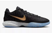 Men's Nike LeBron XX DJ5423-003 Sneaker US 8.5 Black Gold Running Shoes RHS2512