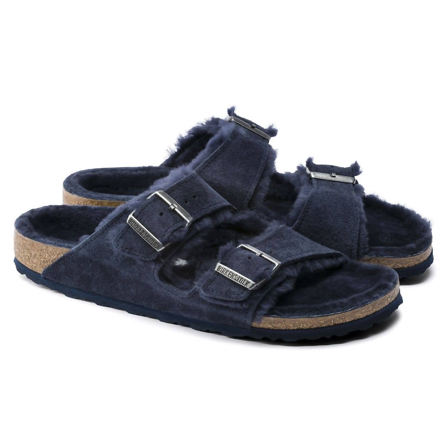 Women's Arizona Fur Shearling Sandal In Midnight